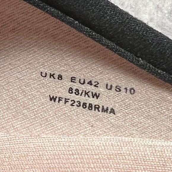 Hunter Womens Black Rubber Clogs With Multicolor Sole - Picture 10 of 10